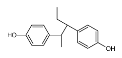 4-[(2R,3R)-3-(4-hydroxyphenyl)pentan-2-yl]phenol结构式