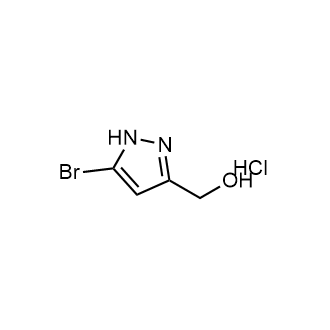 (5-溴-1H-吡唑-3-基)甲醇盐酸盐结构式