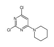 2,4-dichloro-6-piperidinylpyrimidine structure