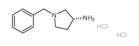 (R)-(-)-3-氨基-1-苄基吡咯烷双盐酸盐结构式