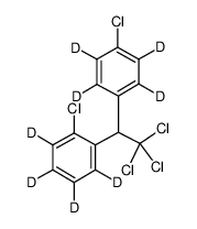 2,4'-滴滴涕-D8结构式