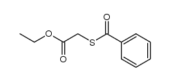 Thiobenzoesaeure-S-(ethoxycarbonylmethyl)-ester结构式