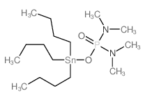 4-Oxa-2-aza-3-phospha-5-stannanonan-3-amine,5,5-dibutyl-N,N,2-trimethyl-, 3-oxide (9CI) structure