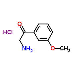 2-(3-甲氧基苯基)-2-氧代乙基氯化铵、结构式
