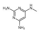 Pyrimidine, 2,4-diamino-6-(methylamino)- (8CI) structure