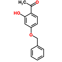 4-苄氧基-2-羟基苯乙酮结构式