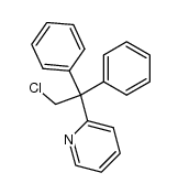 2-(2-chloro-1,1-diphenylethyl)pyridine Structure