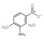 2-甲基-5-硝基苯胺水合物结构式