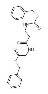Glycine,N-[N-[(phenylmethoxy)carbonyl]-b-alanyl]-, phenylmethyl ester (9CI) Structure