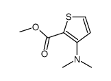 3-(二甲基氨基)噻吩-2-羧酸甲酯结构式
