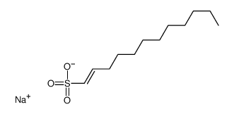 Dodecene-1-sulfonic acid, sodium salt Structure
