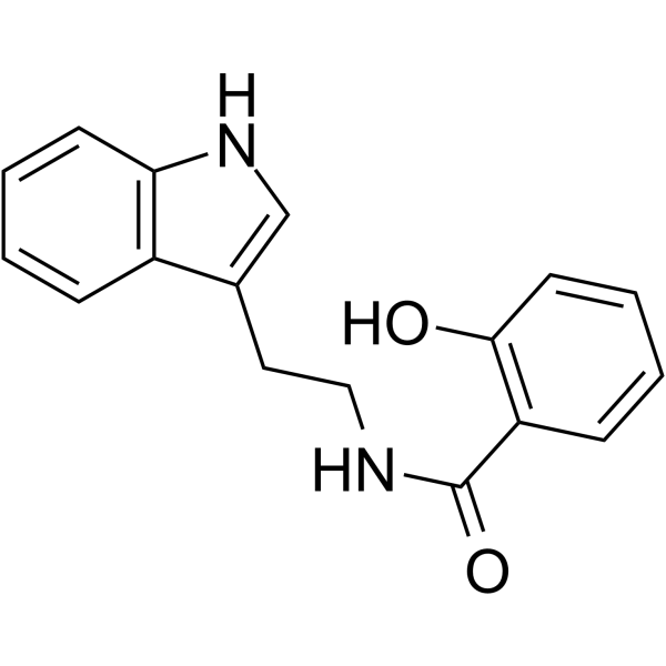 N-Salicyloyltryptamine Structure