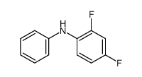 2,4-difluoro-N-phenylbenzenamine Structure