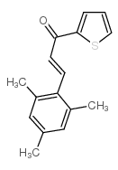 1-thiophen-2-yl-3-(2,4,6-trimethylphenyl)prop-2-en-1-one结构式