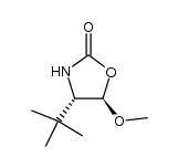 2-Oxazolidinone,4-(1,1-dimethylethyl)-5-methoxy-,(4S,5R)-(9CI) Structure