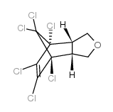 1,3,3A,4,7,7A-Hexahydro-4,5,6,7,8,8-hexachloro-4,7-methanoiso-benzofuran structure