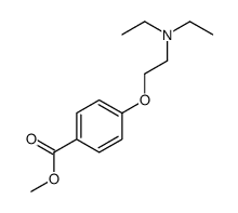 p-[2-(Diethylamino)ethoxy]benzoic acid methyl ester结构式