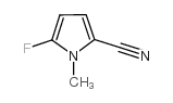 1H-Pyrrole-2-carbonitrile,5-fluoro-1-methyl-(9CI)结构式