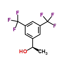 (R)-1-[3,5-Bis(trifluoromethyl)phenyl]ethanol Structure