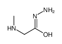 2-(Methylamino)acetohydrazide结构式