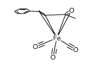 (2-methyl-4-phenyl-1-oxabuta-1,3-diene)tricarbonyliron(0)结构式