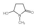 5-Hydroxy-N-methyl-2-pyrrolidinone Structure