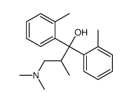 3-(dimethylamino)-2-methyl-1,1-bis(2-methylphenyl)propan-1-ol结构式