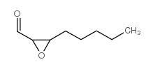2,3-epoxyoctanal Structure