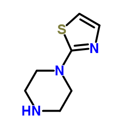 1-(2-噻唑基)哌嗪结构式