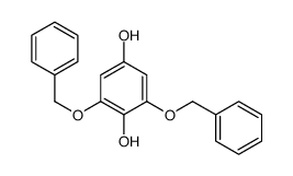 2,6-bis(phenylmethoxy)benzene-1,4-diol结构式