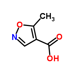 5-Methyl-4-isoxazolecarboxylic acid Structure