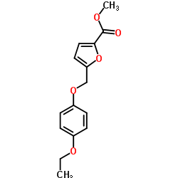 Methyl 5-[(4-ethoxyphenoxy)methyl]-2-furoate Structure