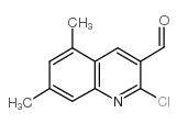 2-氯-5,7-二甲基喹啉-3-甲醛结构式