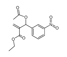 ethyl 2-(acetoxy(3-nitrophenyl)methyl)acrylate结构式