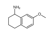 7-甲氧基-1,2,3,4-四氢萘-1-胺结构式