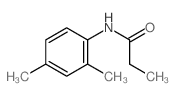N-(2,4-dimethylphenyl)propanamide结构式