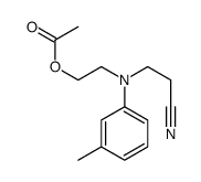 3-methyl-N-cyanoethyl-N-acetoxyethylaniline Structure