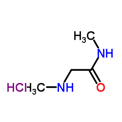 N,N2-Dimethylglycinamide hydrochloride (1:1) Structure