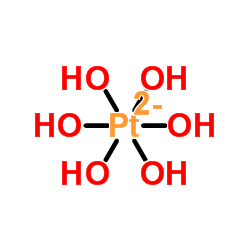 Hexahydroxyplatinate(2-) Structure
