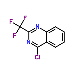 4-氯-2-(三氟甲基)喹唑啉结构式