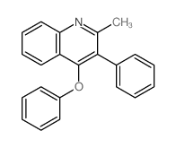 Quinoline,2-methyl-4-phenoxy-3-phenyl-结构式