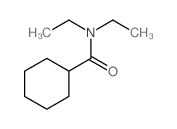 N,N-diethylcyclohexanecarboxamide结构式