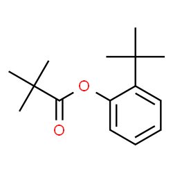 2,2-Dimethylpropionic acid 2-tert-butylphenyl ester结构式