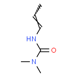 Urea, N,N-dimethyl-N-1-propenyl- (9CI)结构式