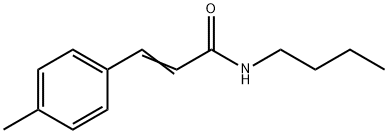 N-Butyl-3-(4-methylphenyl)propenamide Structure