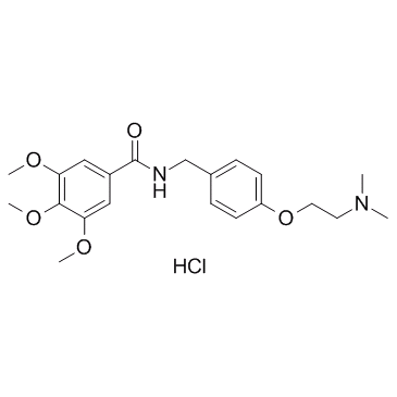 盐酸三甲氧苯酰胺结构式