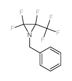 1-benzyl-2,2,3-trifluoro-3-(trifluoromethyl)aziridine结构式