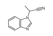 1H-Benzimidazole-1-acetonitrile,alpha-methyl-(9CI)结构式