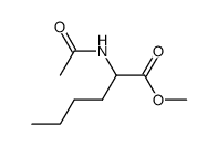 N-Acetyl-DL-norleucine methyl ester Structure
