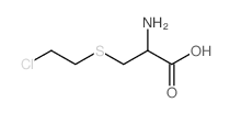 2-amino-3-(2-chloroethylsulfanyl)propanoic acid结构式